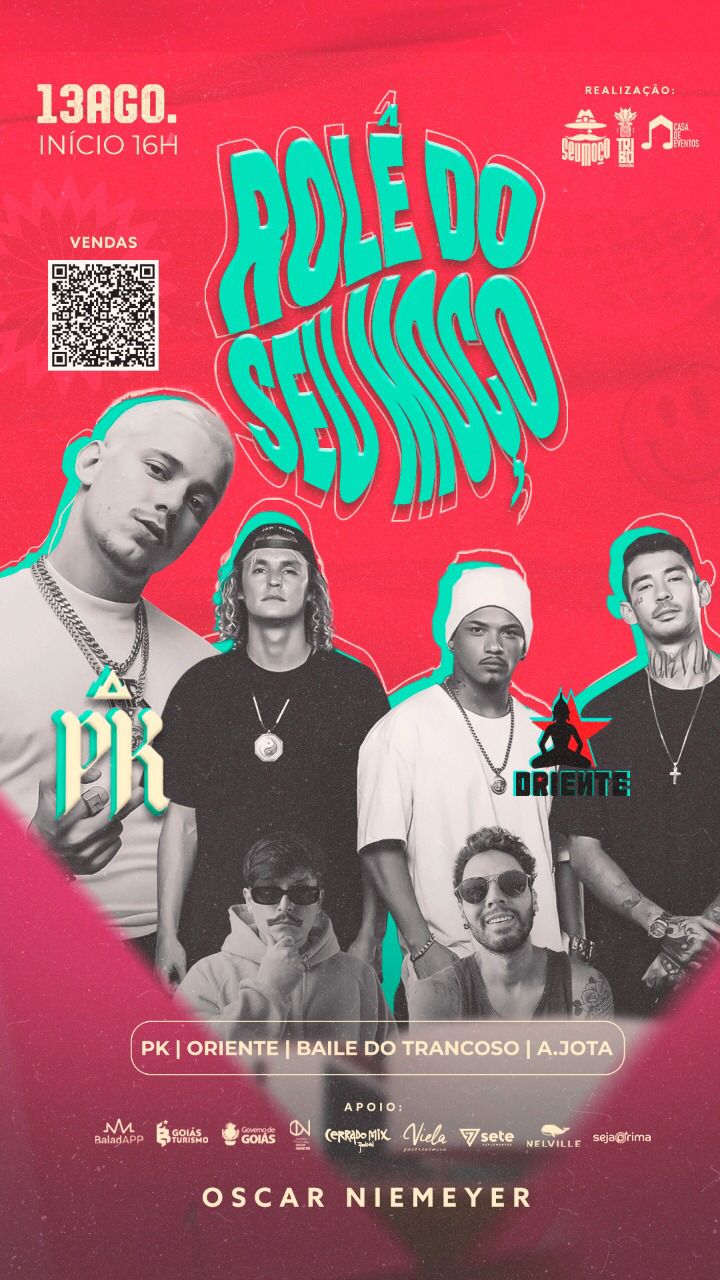 Rolê do Seu Moço traz rap para Goiânia