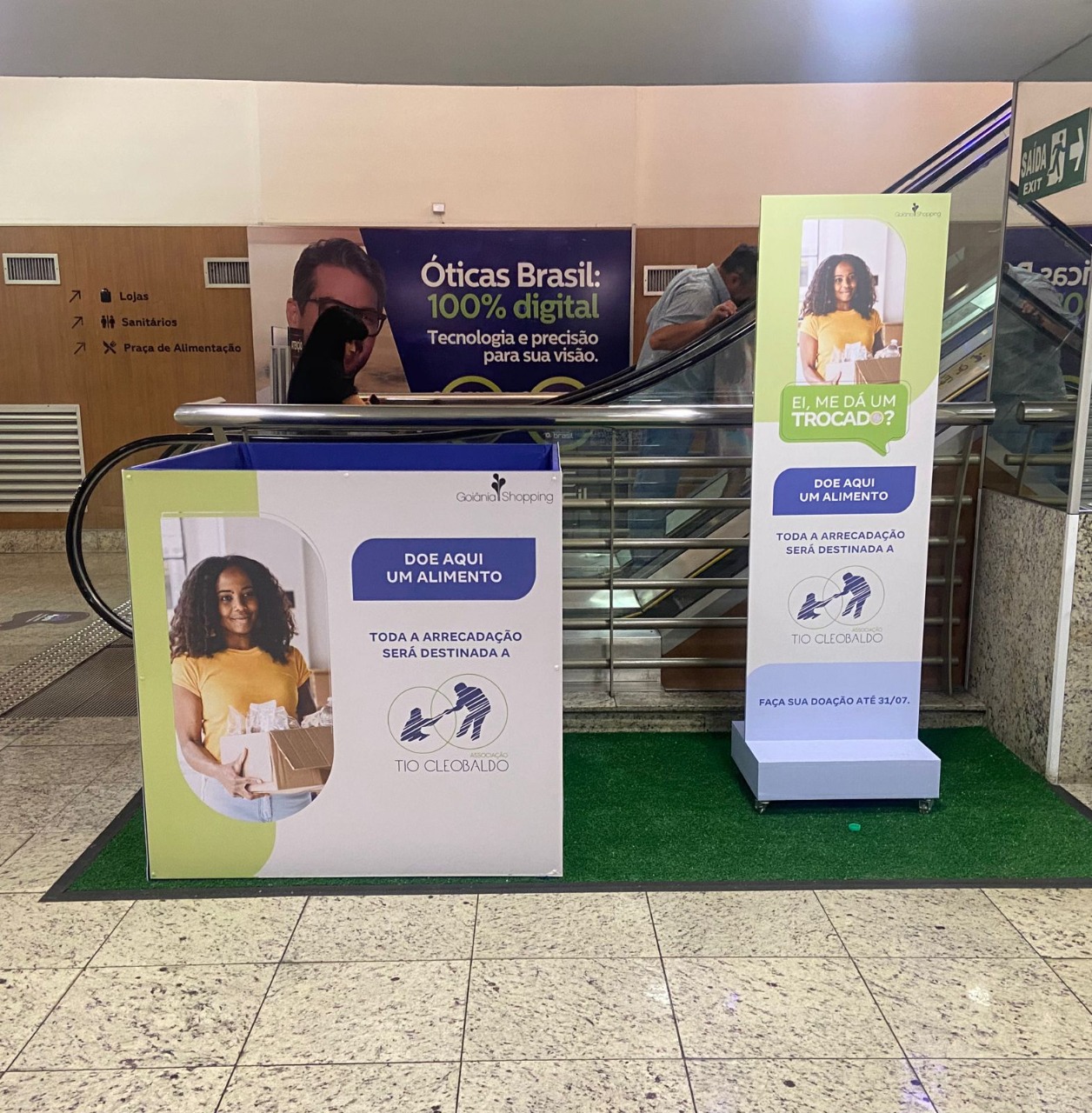 Goiânia Shopping promove campanha de arrecadação de alimentos