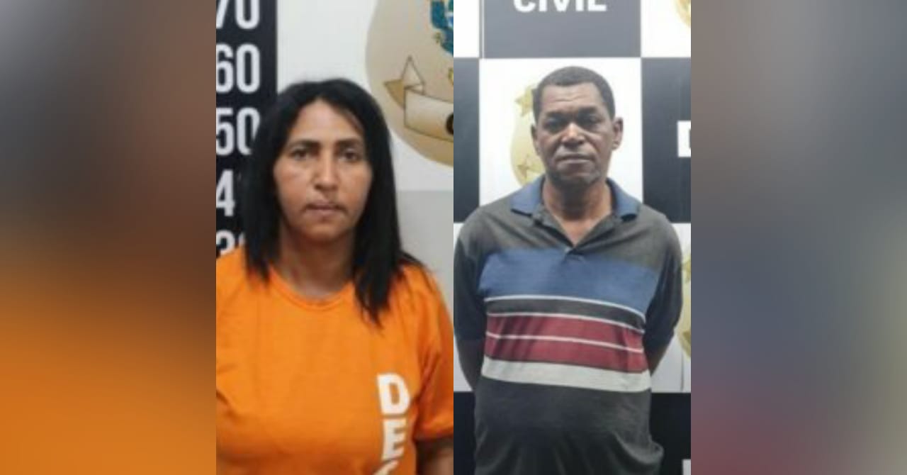 Casal é preso suspeito de homicídio