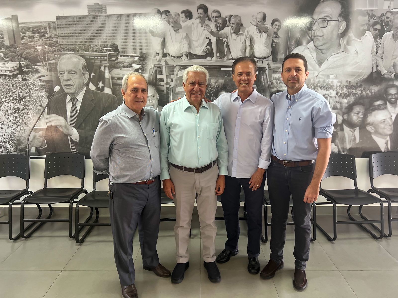 Líderes do MDB decidem apoiar Vilmar Rocha para o Senado