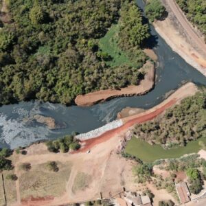 Polícia  investiga denúncia de desvio no leito do Rio Meia Ponte