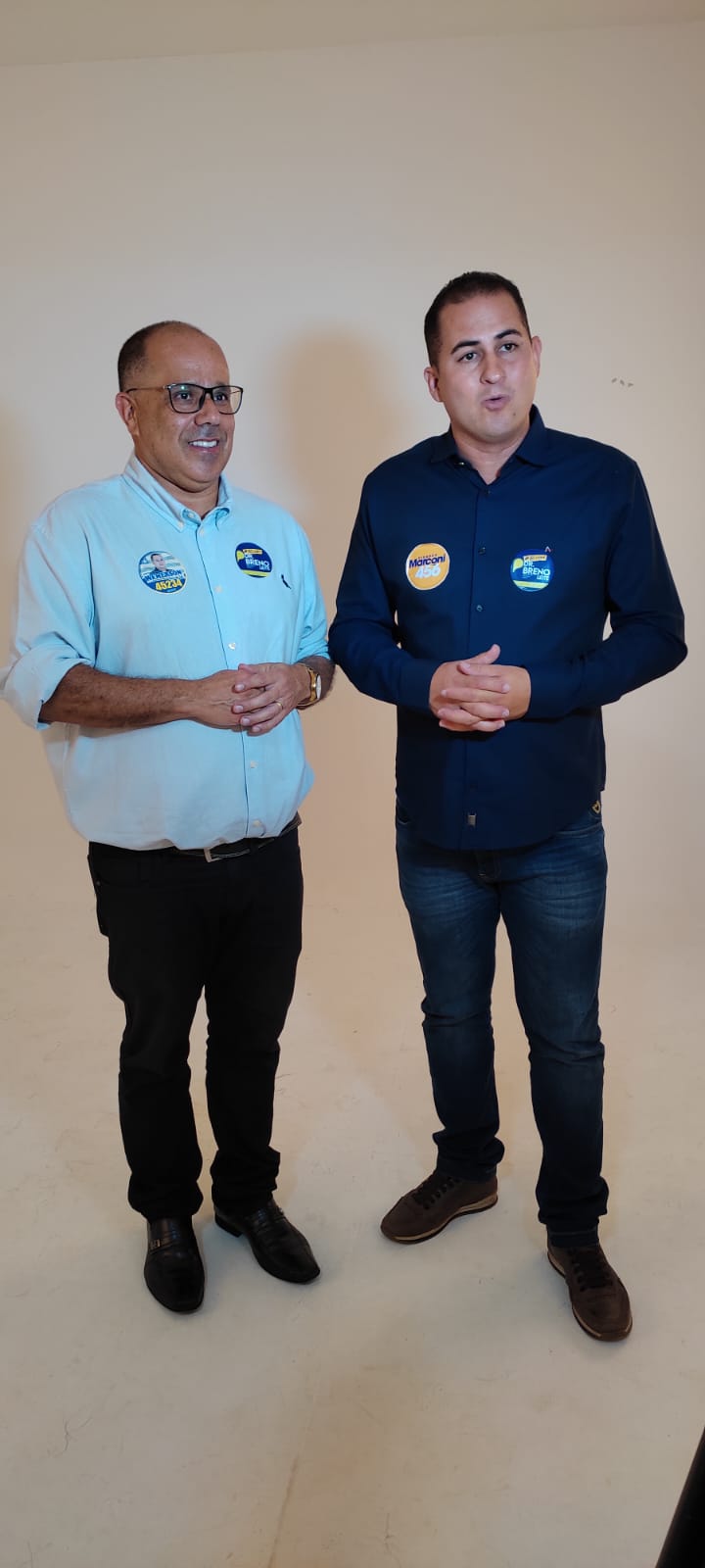 Dr. Breno Leite  e Wemerson, parceria beneficia Caiado e Marconi