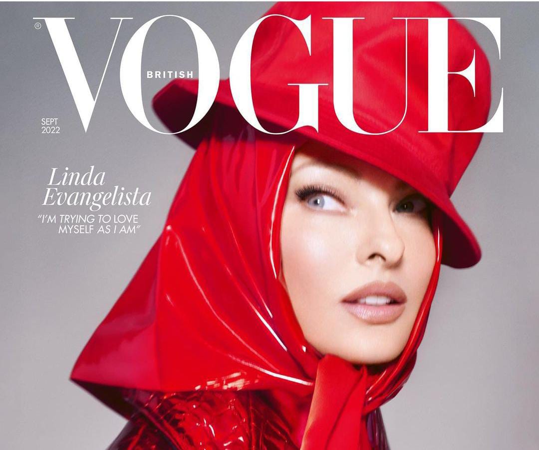 Após procedimento estético desastroso, Linda Evangelista estampa Vogue britânica