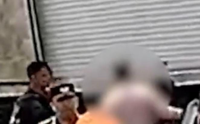 PM é flagrado dando tapa no rosto de empresária