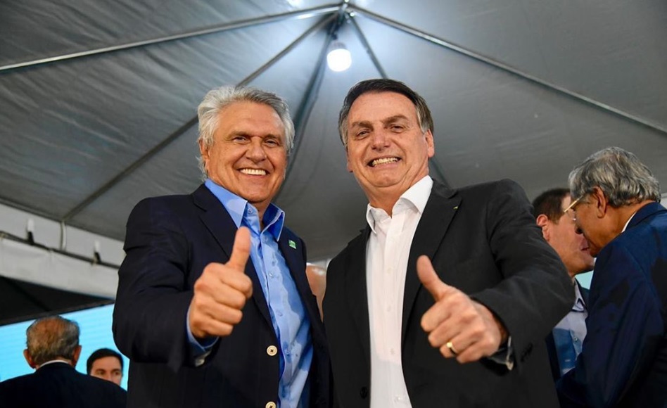 Caiado anuncia apoio a  Bolsonaro: "Sempre tive lado"
