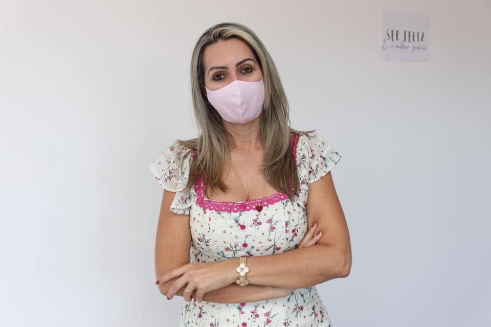 Professora Edna no combate ao COVID-19