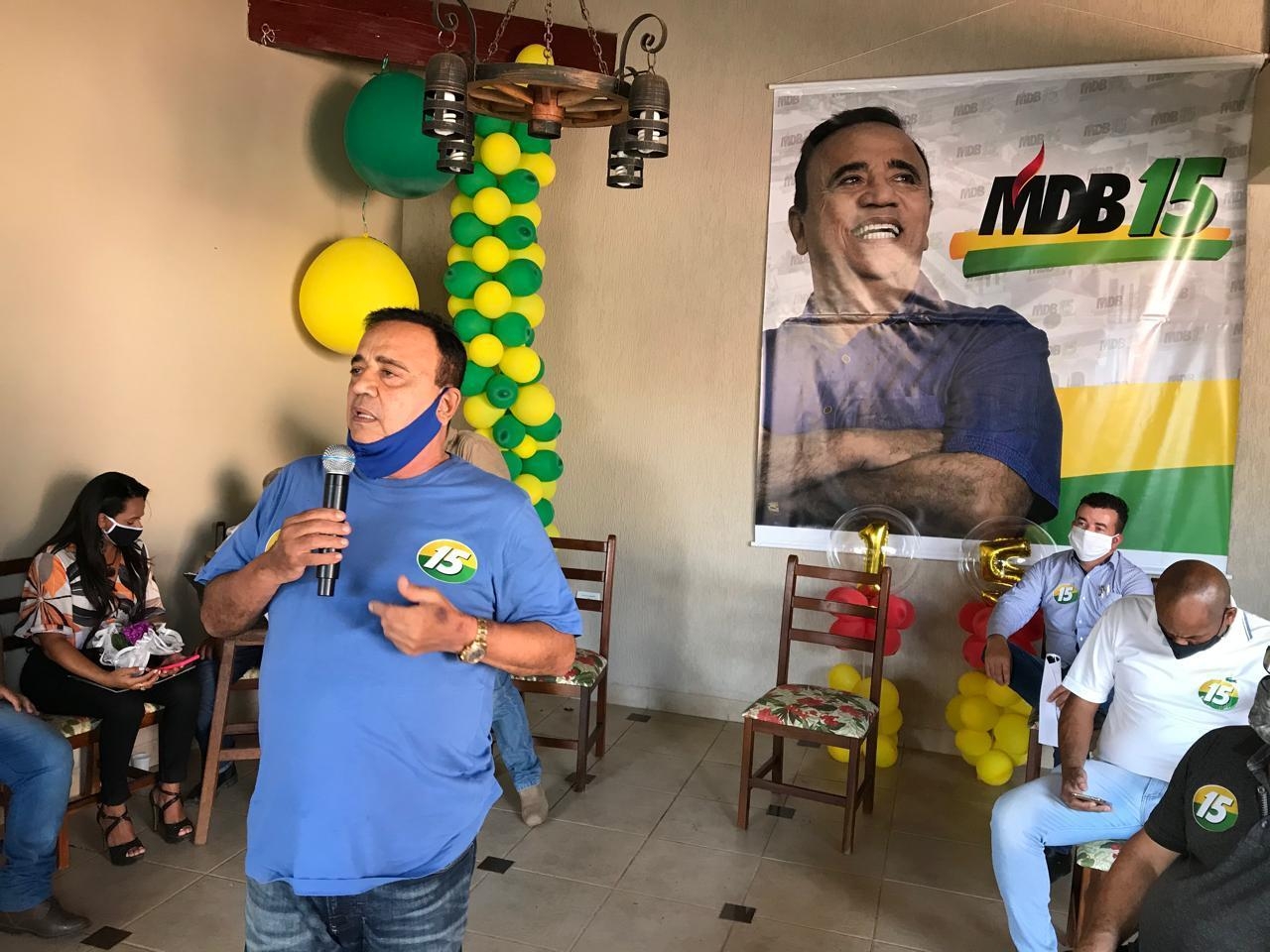 Convenção do MDB oficializa pré-candidatura a prefeito de Heli Dourado
