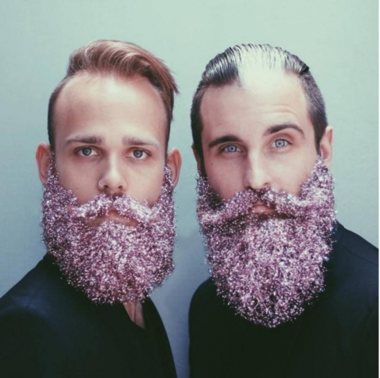 Barba com glitter pode ser nova tendência no Carnaval