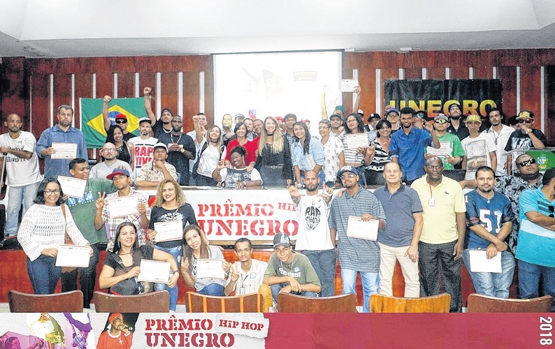 Rappers das periferias ‘invadiram’ o Palácio Alfredo Nasser: Prêmio Unegro