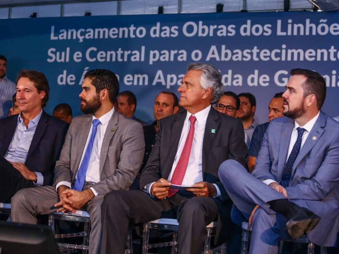 Saneago: Caiado autoriza obras de R$ 73,8 mi em Aparecida