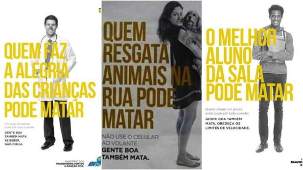 Após polêmica, Presidência manda retirar cartazes de campanha de trânsito