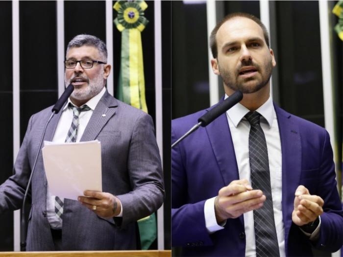 Eduardo Bolsonaro para Alexandre Frota: “era menos promíscuo quando só fazia filme pornô”