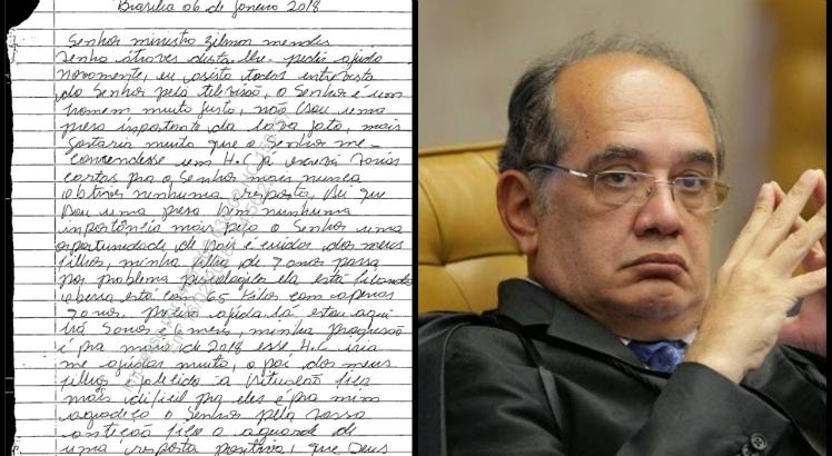 Mulher presa por tráfico faz pedido a Gilmar Mendes: “Gostaria de um habeas corpus”