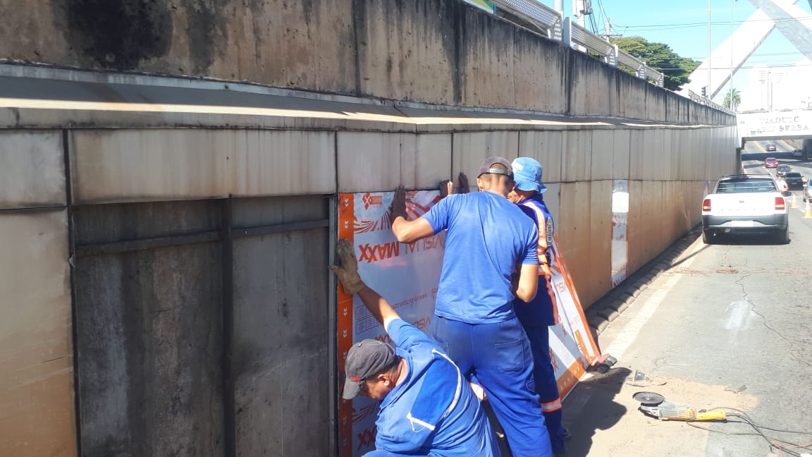 Nova fase da revitalização dos viadutos da Praça do Ratinho e da T-63 é iniciada