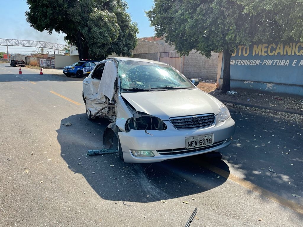 Acidente de trânsito deixa vítima fatal, em Goiânia