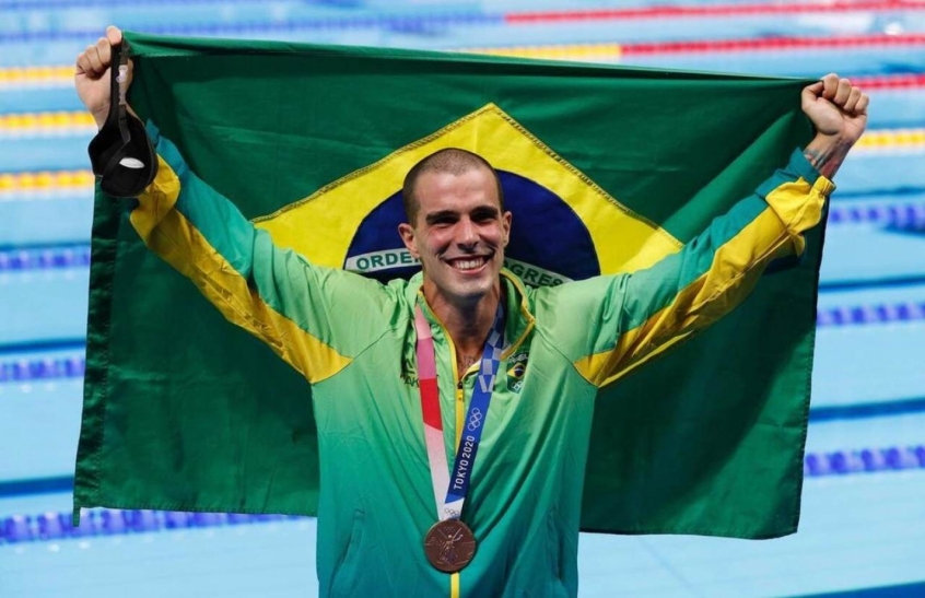 Após bronze, Fratus agradece a Cielo e Xuxa por mostrarem que 'era possível'