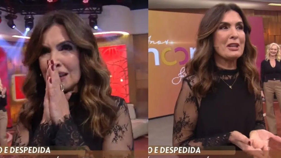 Fátima Bernardes não segura a emoção e vai às lágrimas em último 'Encontro': "Estou tremendo"