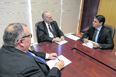 Thiago Peixoto discute planos para cultura com Roberto Freire