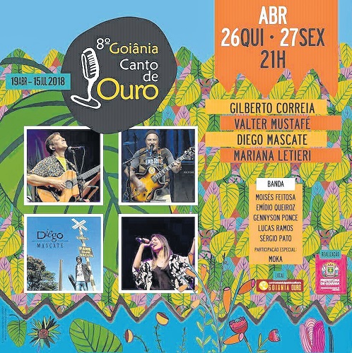 Valter Mustafé canta MPB e blues no Teatro Goiânia Ouro, hoje, 21h