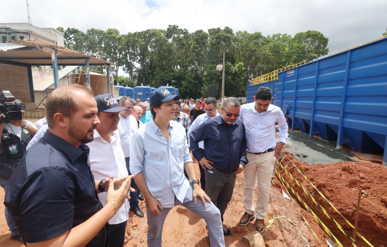 ETA de Caldas Novas está com 80% das obras concluídas