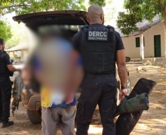 Suspeito de produzir imagens de exploração sexual de criança de cinco anos é preso