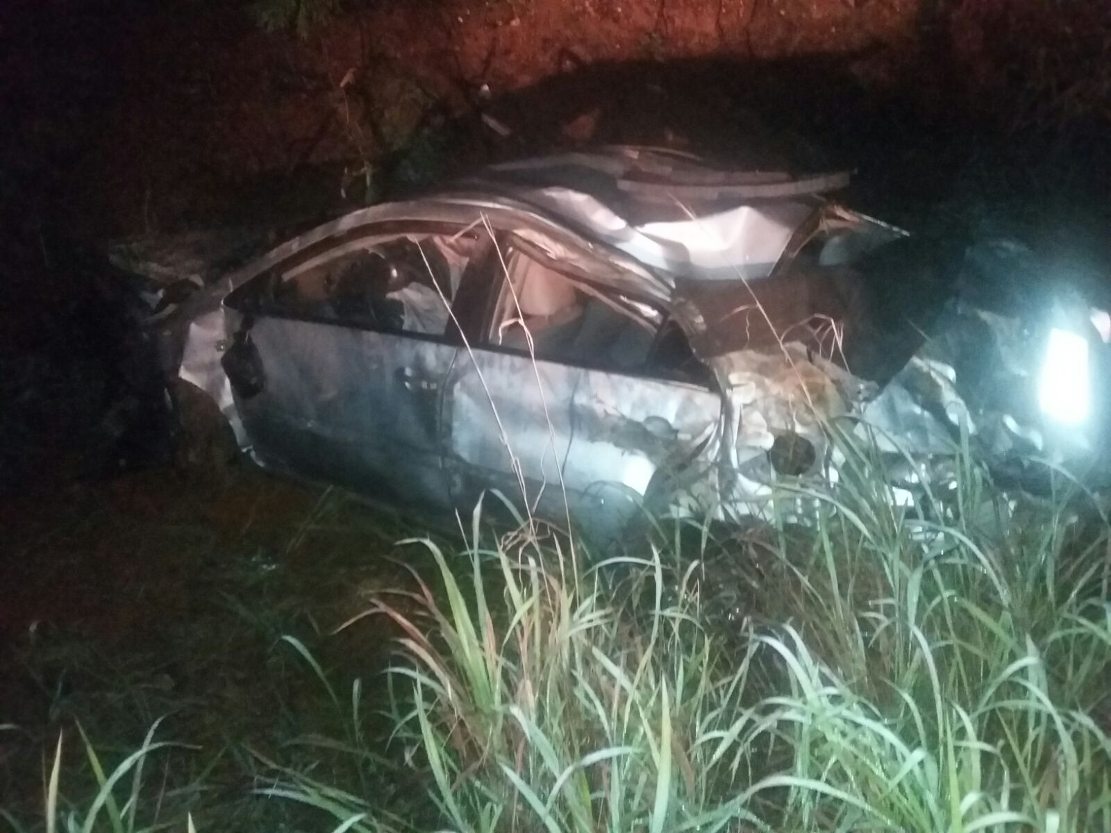 Capotamento na BR-414 causa morte