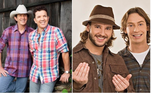 Dupla Di Paullo e Paulino faz show gratuito no Arraiá do Cerrado
