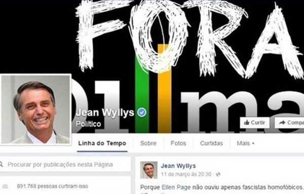 Facebook do deputado Jean Wylliys é hackeado após manifestações