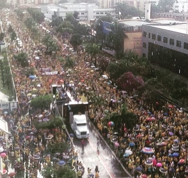 Veja imagens dos protestos em Goiânia