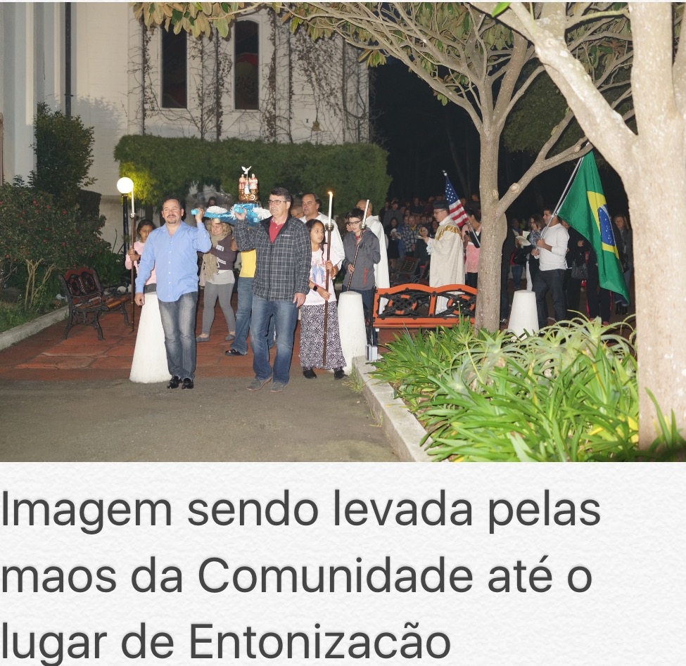 Imagem do Divino Pai Eterno é entronizada na Califórnia