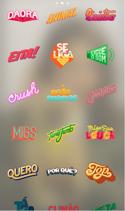 Instagram lança novas figurinhas exclusivas para o Brasil