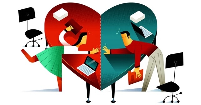 Amor no trabalho tem limites
