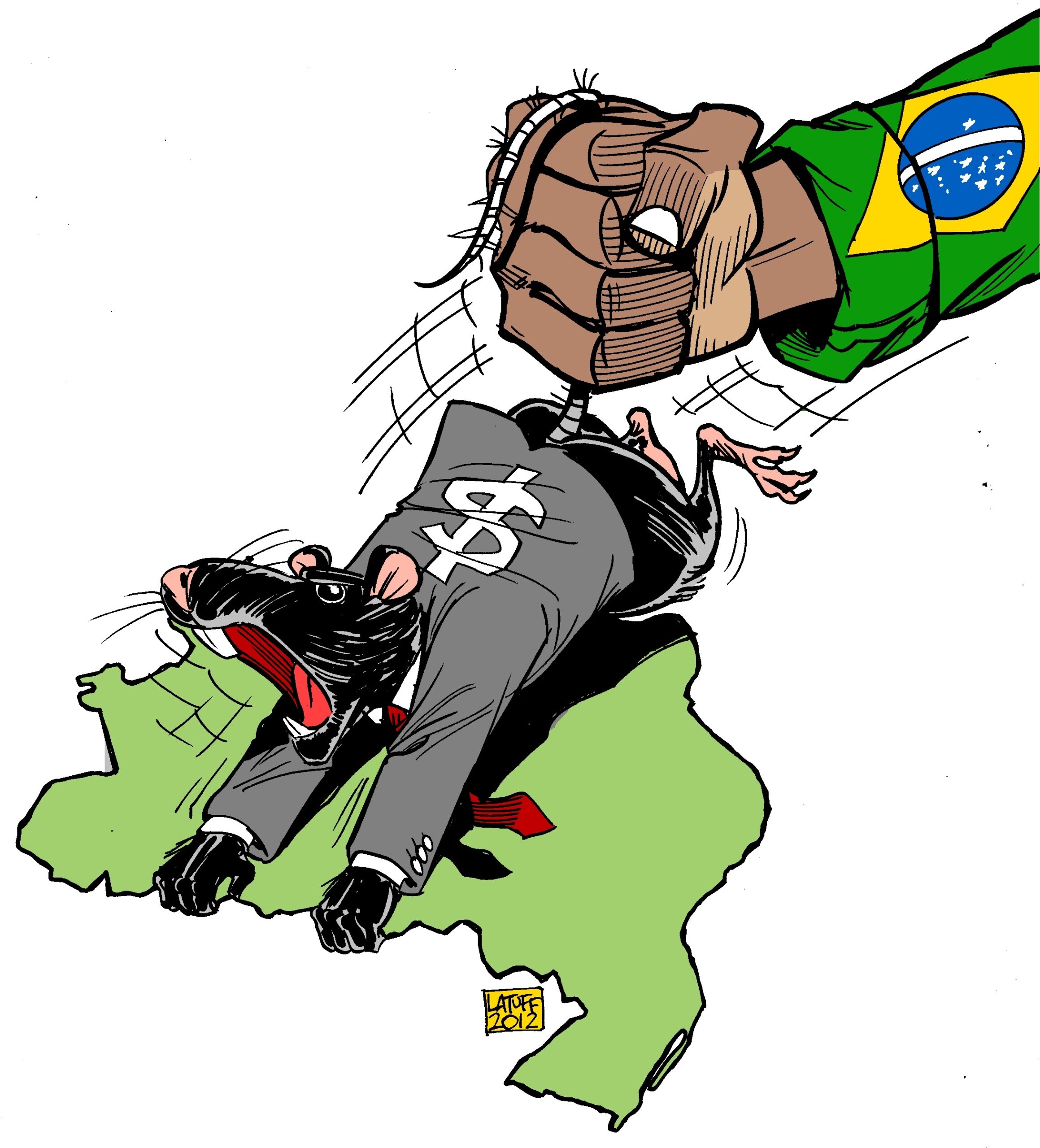 Chega de corrupção!  Nós vamos salvar o Brasil!