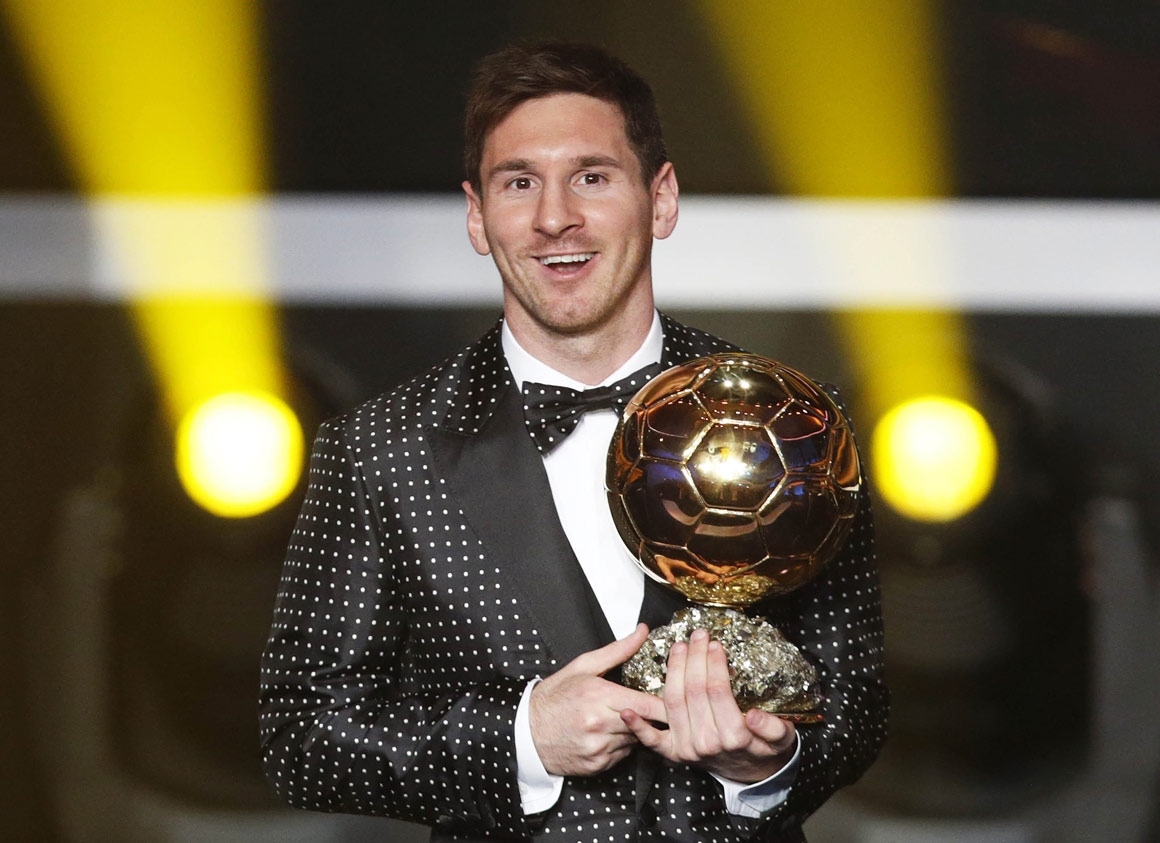 Messi ganha sua quinta Bola de Ouro
