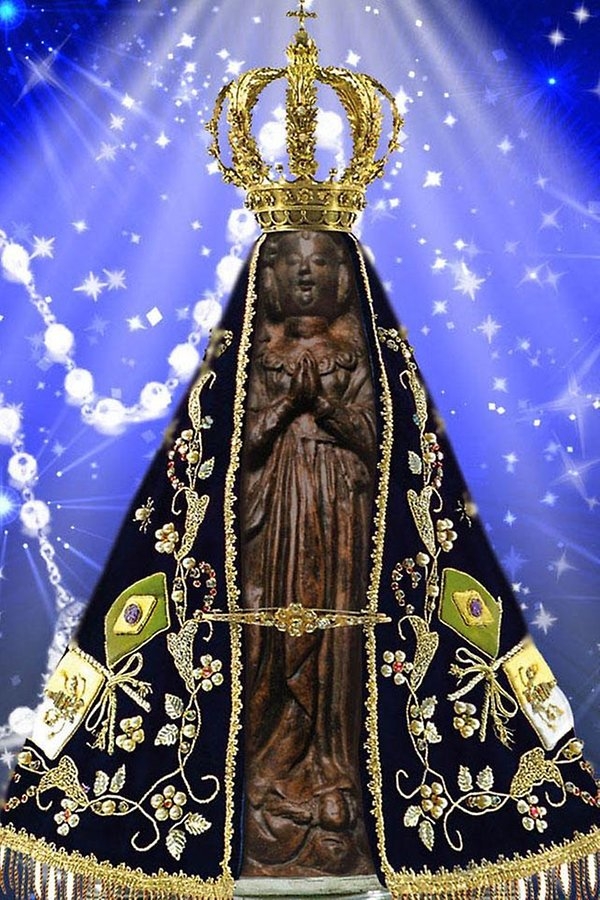 Ladrão faz sinal da cruz antes de furtar imagem de Nossa Senhora Aparecida
