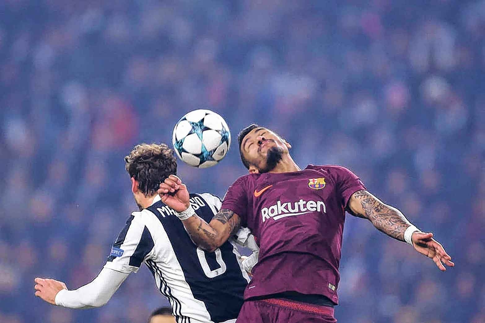 Juve e Barcelona não saem do zero em Turim