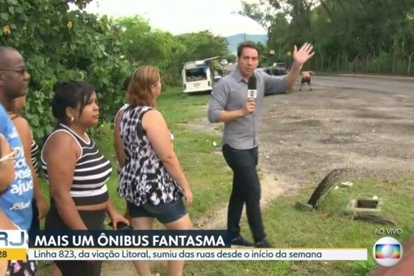 Homem tira as calças durante transmissão ao vivo da Globo