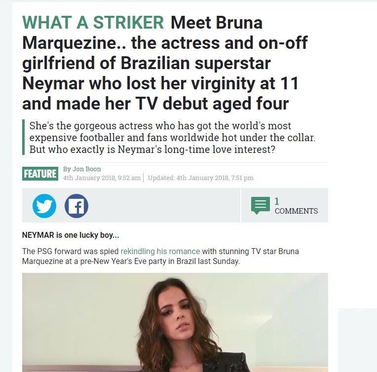 Jornal inglês comete gafe ao publicar mentiras sobre Bruna Marquezine
