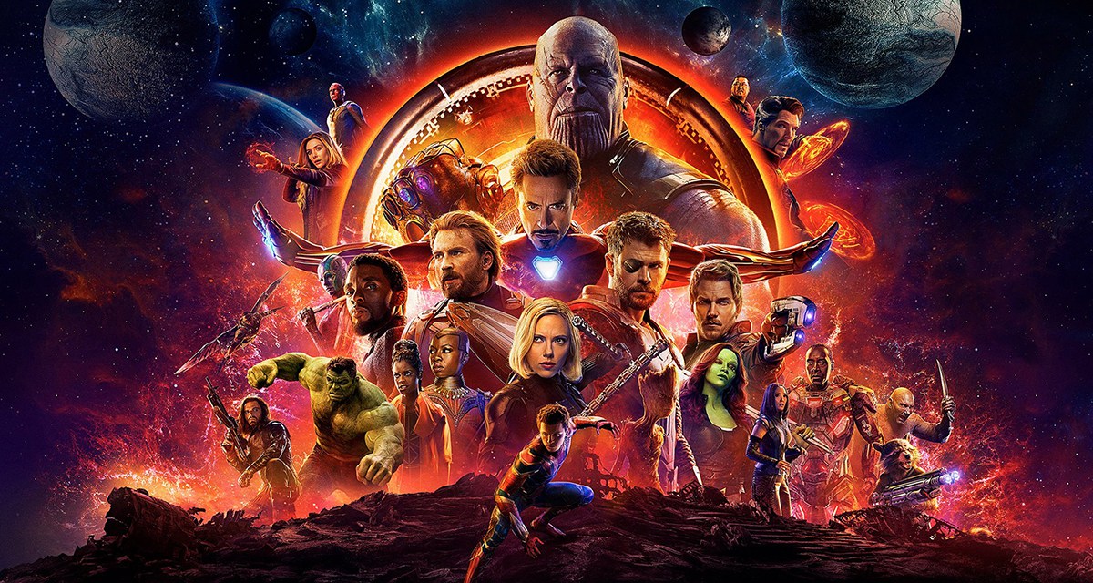 “Vingadores: Guerra Infinita” lidera lista de cartaz de estreia nos cinemas