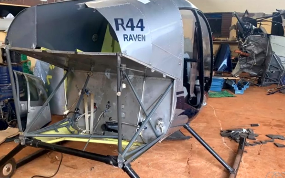 Dois helicópteros são apreendidos em galpão clandestino