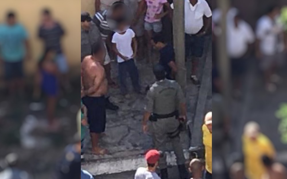 Homem é amarrado em poste após ameaçar ex-namorada, em Goiânia