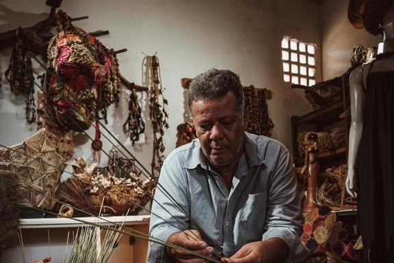Mestre Juão de Fibra é destaque no encerramento da Semana do Artesão Goiano