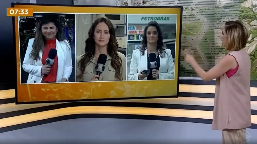 Repórter da Record é atingida por tomate ao vivo e desabafa: "Humilhante"; assista