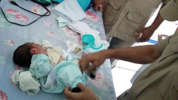 Bebê é encontrado no lixo em Aparecida de Goiânia