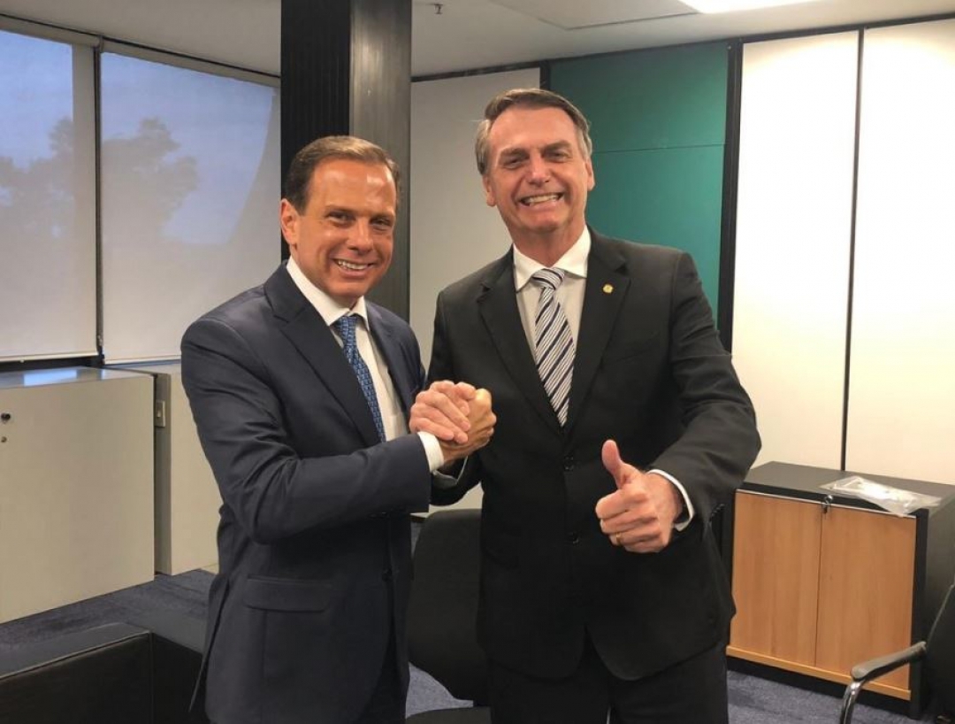 Doria alfineta Bolsonaro em inauguração de trem chinês, em São Paulo