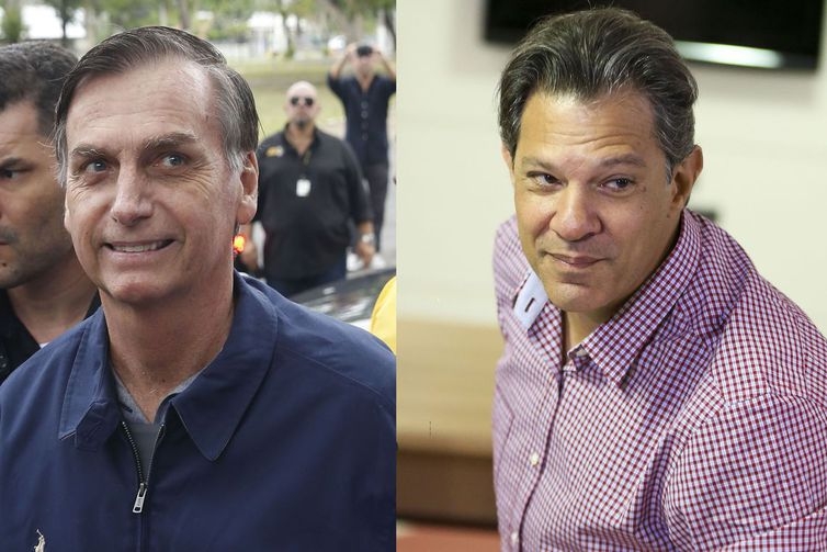 Às vésperas das eleições, Bolsonaro e Haddad têm agendas lotadas