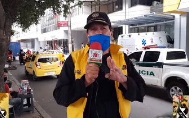 Repórter noticia morte da esposa ao vivo na TV