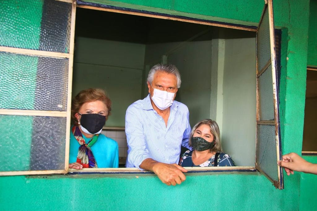 Caiado lança obras de reconstrução e ampliação da Casa do Idoso da Vila Mutirão