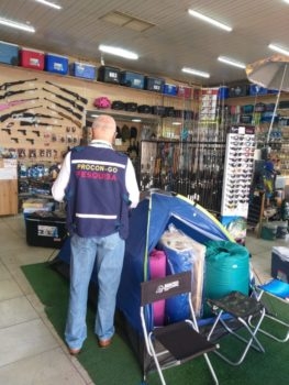 Material para pesca apresenta variação de até 200%