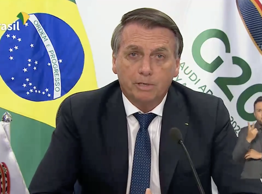 Em reunião virtual, Bolsonaro pede reforma da OMC